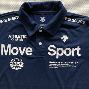 DESCENTE MOVE SPORT デサント ムーブスポーツ 半袖 ポロシャツ Mの画像3