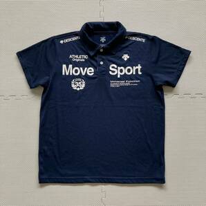 DESCENTE MOVE SPORT デサント ムーブスポーツ 半袖 ポロシャツ Mの画像1