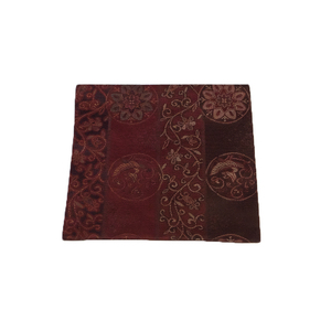 o. old for old ..( fukusa )10 silk red tea color ..* small legume color length .* Tang .* circle .* mirror reverse side pattern click post shipping ( post mailing hour designation un- possible )