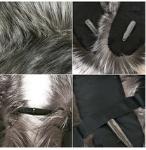 シルバーフォックス 成人式 振袖 着物 ショール キツネ 狐 毛皮 ショール SAGA FURS シルバー Fox 日本製 レディース 和装 765072_画像4