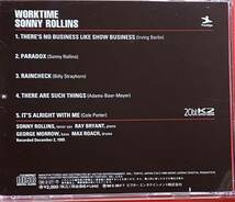 【CD】ソニー・ロリンズ「Work time」Sonny Rollins 国内盤 マックス・ローチ, レイ・ブライアント [09020379]_画像2