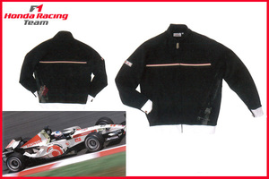 ★Honda Racing F1 Team フルジップ スウェット・M・USED