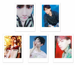 EXO ベッキョン インスタントカメラ風 写真5枚セット