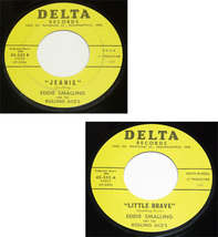 45rpm/ LITTLE BRAVE - EDDIE SMALLING - JEANIE / 50's,ロカビリー,FIFTIES,DELTA RECORDS,_画像2