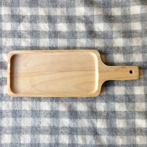  new goods & prompt decision * wooden plate Cafe plate * cutting board type B wood tray Kids lunch pre -to