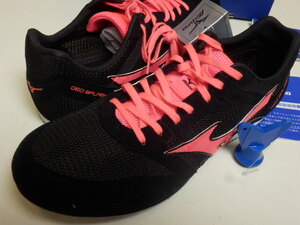  Mizuno MIZUNO land spike geo Splash 6 U1GA1714 black × pink 27.5.