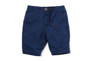 nonnative SOPHNET. CLIMBER EASY SHORTS - C/P TWILL STRETCH by GRAMICCI OVERDYED with RYUKYU INDIGO