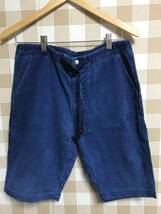 nonnative SOPHNET. CLIMBER EASY SHORTS - C/P TWILL STRETCH by GRAMICCI OVERDYED with RYUKYU INDIGO_画像2