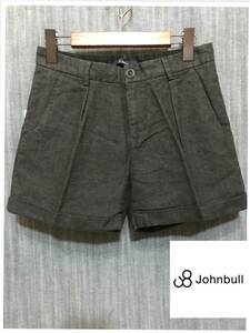 ★JOHNBULL ジョンブル レディースショーツ 新品 SS チャコール 定価13000円