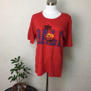 B981▼バリ島Tシャツ　輸入古着　サイズL位