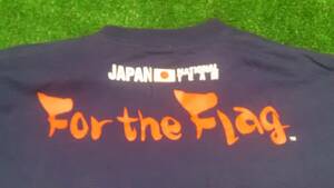 【稀少used】ミズノ×アテネ五輪 野球日本代表 〈 for the flag 〉 Tシャツ〈M〉東京オリンピック/長嶋茂雄/侍ジャパン/WBC/