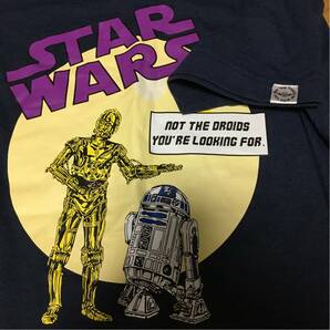 スターウォーズ グラフィックTシャツ ネイビー Mサイズ UNIQLOユニクロ R2D2 C3POの画像2