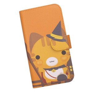 iPhone　スマホケース 手帳型 プリントケース 猫 こうもり かぼちゃ ハロウィン トラ猫 かわいい