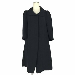 【美品】マルニ MARNI 7分袖コート シルク混 サイズ38 ブラック