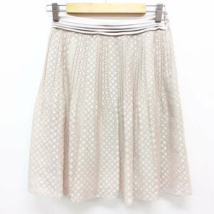  Untitled UNTITLED pleated skirt 1 beige 