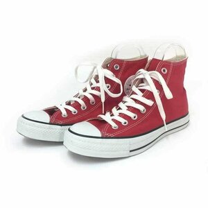 [ as good as new ][ beautiful goods ] Converse CONVERSE all Star HI sneakers 8 26.5cm degree M9162 red 