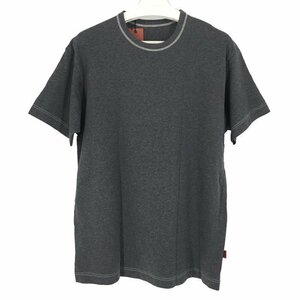 【新品同様】【美品】タケオキクチ TAKEO KIKUCHI 半袖 ラウンドネック Tシャツ カットソー 綿100％ サイズLA チャコール