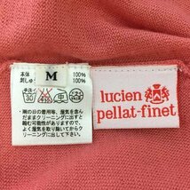 【美品】ルシアンペラフィネ lucien pellat finet カシミヤニット 長袖 セーター スカル＆リーフ刺繍 トップス M ピンク_画像4