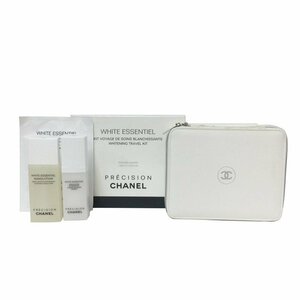 [ as good as new ] Chanel CHANEL white feed n shell whitening travel kit face lotion beautiful white beauty care liquid beautiful white sheet mask pouch 