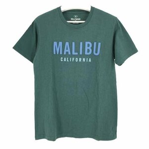 【新品同様】【美品】ロンハーマン Ron Herman HOLLYWOOD TO MALIBU フェルトワッペン付き Tシャツ 半袖 M グリーン