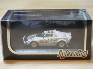 【新品：未開封】hpi racing 1/43 ランチア ストラトス HF 1979年 サンレモ No.2 優勝車 [8070]