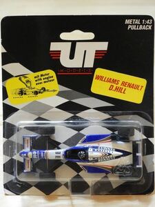 【新品：未開封】UTモデル 1/43 ウィリアムズ ルノー FW18 1996年 No.5 [デイモン・ヒル]