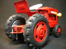 ★FARM TRACTOR ファームトラクター ブリキ製 フリクション式 昭和レトロ ビンテージ 未使用美品★_画像6