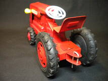 ★FARM TRACTOR ファームトラクター ブリキ製 フリクション式 昭和レトロ ビンテージ 未使用美品★_画像5