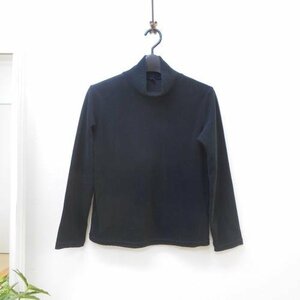 ユニクロ UNIQLO キッズ 150ｃｍ ハイネック 長袖 トップス 黒 ブラック トップス