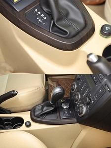  Land Rover Freelander 2 2009-2012 abs wood grain car gear shift panel cover trim frame sticker automobile. accessory 