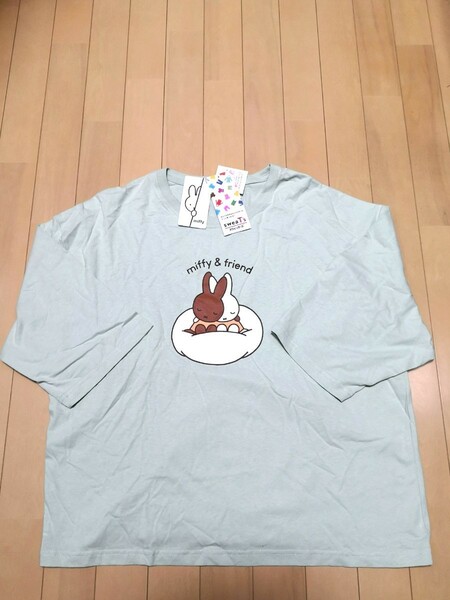 新品タグ付き。サンリオ：miffy ミッフィー・Tシャツ 3L