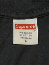 美品 Supreme 金歯 Tシャツ L / シュプリーム MADE IN U.S.A Logo Tee ロゴUSA アメリカ製 米国製_画像2