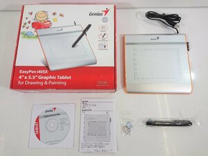 Genius graphic tablet 400-TBL001 USB pen tablet illustration photograph editing box attaching electrification only verification Junk 