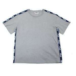 Y/PROJECT × FILA ワイプロジェクト 22SS LOGO BAND T-SHIRT Tシャツ L グレー