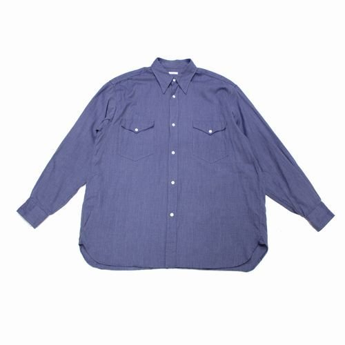 コモリシャツ ウール 未使用 新品】16AW サイズ3 ネイビー 完売品 長袖