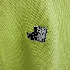 【1円スタート】Black&White(ブラック&ホワイト) ポロシャツ 黄緑 メンズ M ゴルフウェア 2002-0076 中古の画像4