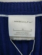 【感謝セール】【未使用品】新品 ゴルフウェア NIKE GOLF(ナイキゴルフ) ニットベスト ブルー レディース L_画像2