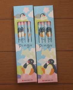 住友生命：pinguの色えんぴつ(6色) 2個