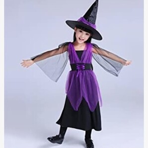 新品 子供服 ドレス コスプレ衣装 仮装 魔女 ハロウィン