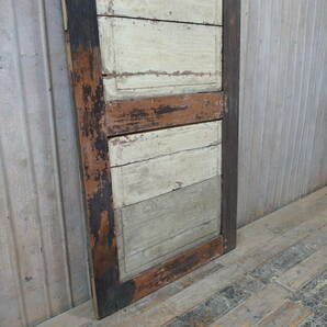 U-640≡ W72×H191 木製のドア 片開き アンティーク 扉 チーク材 リノベーション ジャンクスタイル 古い洋館の木製建具 シャビー DIY ftgの画像10