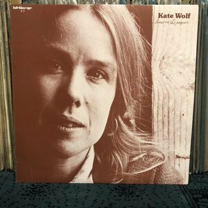 【 '79 US reissue 】LP★Kate Wolf & The Wildwood Flower With The Cache Valley Drifters - Lines On The Paper ☆洗浄済み☆