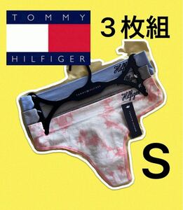 【送料無料】3枚組★新品トミーヒルフィガー Tバック Thong ショーツ S 日本ではMサイズ位