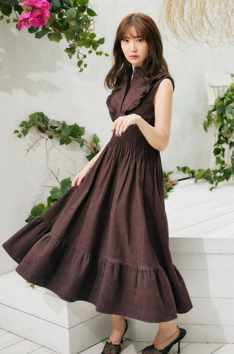 herlipto Deep V Back Long Dress ワンピース こじはる ハーリップ