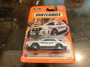  Matchbox 2016 Ford Inter Scepter utility Police 