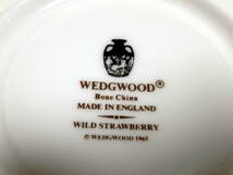 ★ウエッジウッド ワイルドストロベリー ティーカップ＆ソーサー2客 25年程前の物★WEDGWOOD 箱あり_画像4