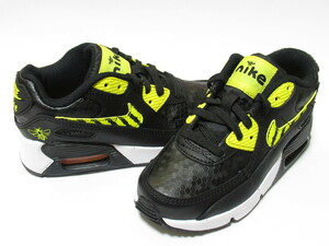 NIKE AIR MAX 90 LTR SE (PS) чёрный желтый цвет пчела 17.5cm Nike air max Kids спортивные туфли пчела DD0125-001