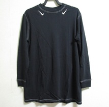 NIKE AS W NSW SWOOSH L/S ドレス 黒 ブラック S ナイキ 長袖 Tシャツ ワンピース スウェット DD5623-010_画像2