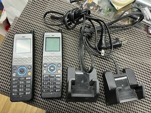 ○GW7977 NTT デジタルコードレス電話機 ビジネスフォン　NX-DCL-PS-（1）（K）2台セット○