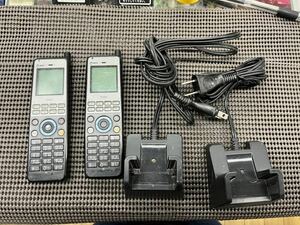 ○GW7975 NTT デジタルコードレス電話機 ビジネスフォン　NX-DCL-PS-（1）（K）2台セット○