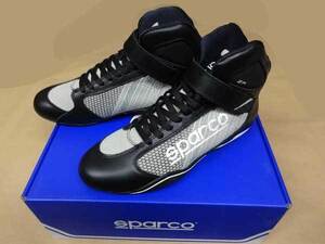 最安値セール！！スパルコレーシングシューズ新品■レーシングカート SPARCO OMEGA KB-6 Kart Shoes黒■ブラック
